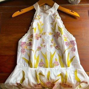 NWT Jaw dropping embroidered dress!